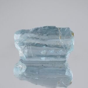 21.66CT Mozambique Aquamarine Faceting Rough | Uncut Gemstone