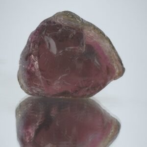 25.40CT Rubellite Tourmaline Faceting Rough | Uncut Gemstone