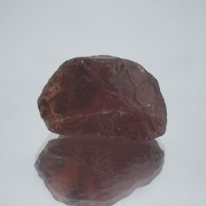 7.35CT Malaya Garnet Faceting Rough | Uncut Gemstone